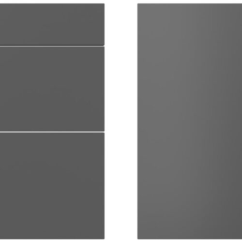 Milano matt mørk grå