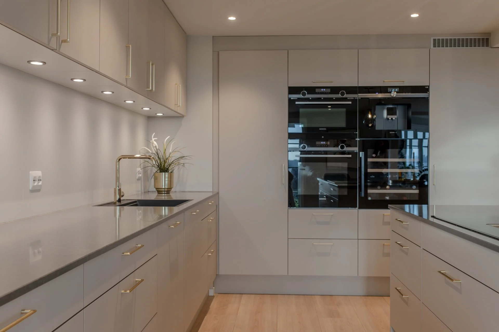 Milano matt Cashmere, hos kunde i Farsund