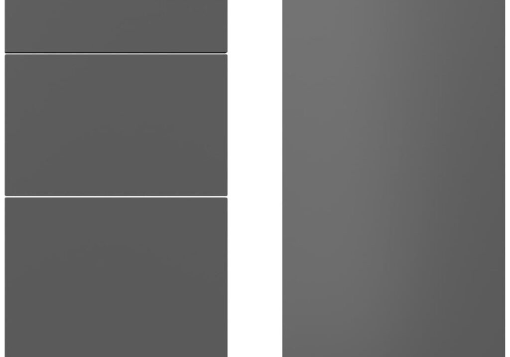 Milano matt mørk grå